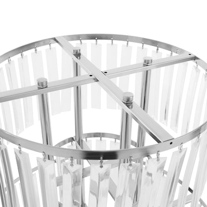 2PCS 5-tier Crystal Flower Stand Wedding Centerpieces Crystal Vases Premium Display Shelf for Party Table Decor Gold/Silver