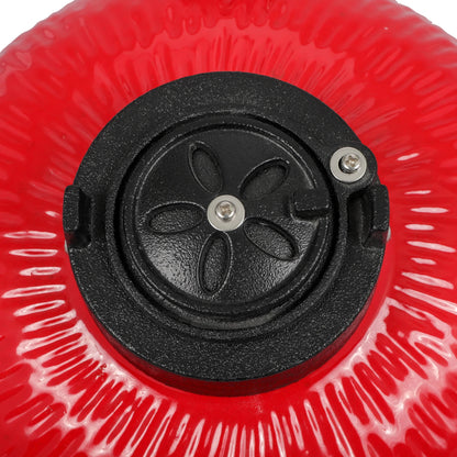 Round Charcoal Grill Ceramic Asador Kamado Charcoal Grills 13 Inch Orange Kitchen Smoker Barbecue Outdoor BBQ