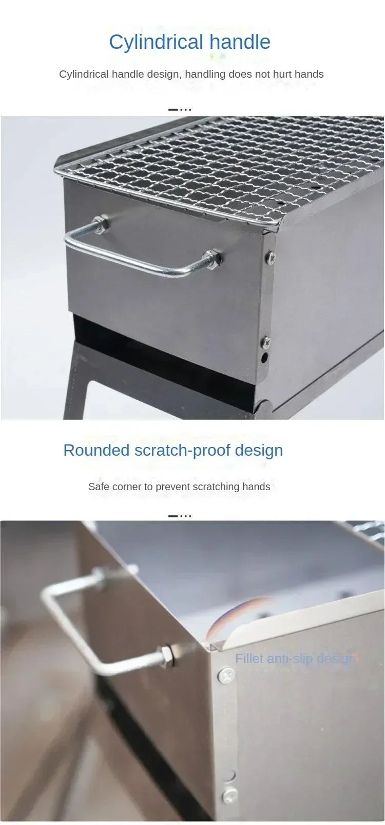 Outdoor Charcoal BBQ Stove Portable Home Folding Charcoal Stove