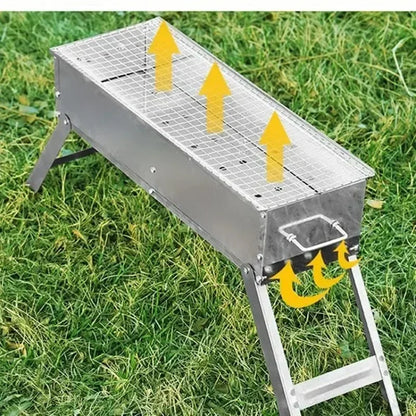 Outdoor Charcoal BBQ Stove Portable Home Folding Charcoal Stove