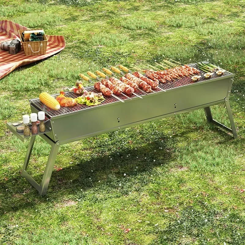 Outdoor Charcoal BBQ Stove Portable Home Folding Charcoal Stove