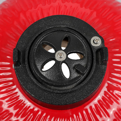 Round Charcoal Grill Ceramic Asador Kamado Charcoal Grills 13 Inch Orange Kitchen Smoker Barbecue Outdoor BBQ