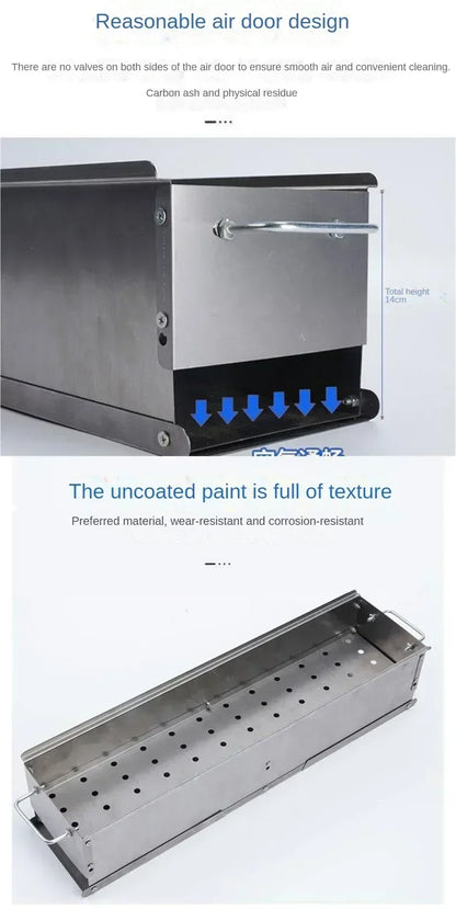 Outdoor Charcoal BBQ Stove Portable Home Folding Charcoal Stove